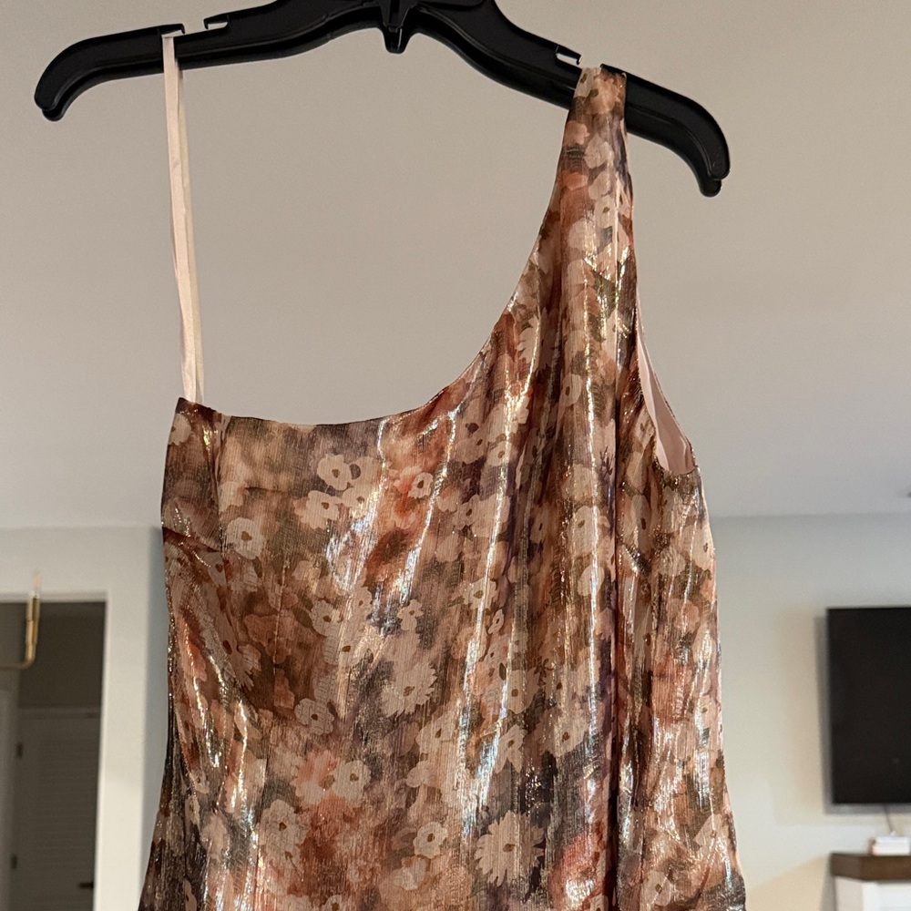 NWT CLUB MONACO ONE SHOULDER SHIMMER DRESS SIZE 14‎ - Picture 5 of 8